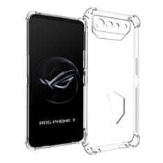 Techsuit Silikonové pouzdro se zesílenými hranami pro Asus ROG Phone 7/ROG Phone 7 Ultimate - Transparentní KP29945