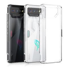 Techsuit Silikonové pouzdro se zesílenými hranami pro Asus ROG Phone 7/ROG Phone 7 Ultimate - Transparentní KP29945