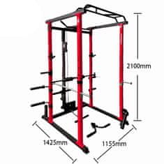 Pure2Improve Posilovací klec Power Rack P2I 145x111x215 cm