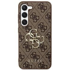 Guess Originální kryt GUESS - hardcase 4G Big Metal Logo GUHCS24S4GMGBR pro Samsung Galaxy S24 Brown