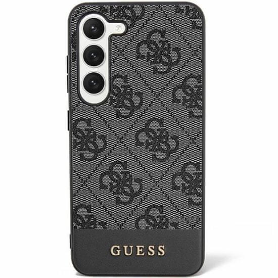 Guess Originální kryt GUESS - hardcase 4G Stripe Collection GUHCS24SG4GLGR pro Samsung Galaxy S24 , barva černá