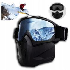 TopKing Maska se štítem na snowboard, lyže
