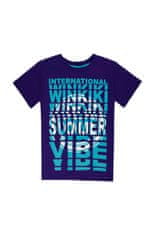 WINKIKI Chlapecké tričko Summer Vibe navy 128