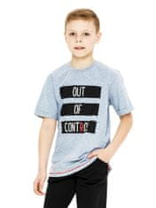 WINKIKI Chlapecké tričko Out of Control 152 šedý melanž