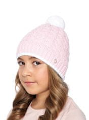 Marhatter Dívčí pletená čepice 9489 růžová 54