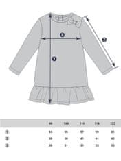 WINKIKI Dívčí šaty Motýlci navy/malinová 122