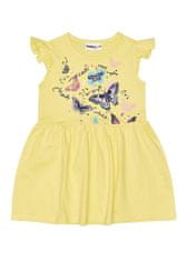 WINKIKI Dívčí šaty Motýlci žlutá 104