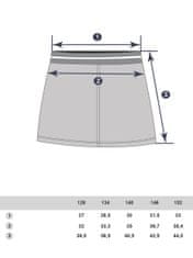 WINKIKI Dívčí sukně Leopard 152 černá