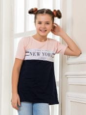 WINKIKI Dívčí tunika Fashion Girl růžová/navy 152