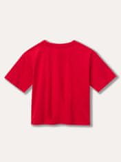 WINKIKI Dívčí tričko s krátkým rukávem Icon červená 158