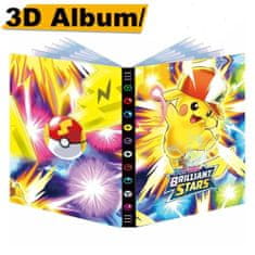 INTEREST Album na kartičky pokémon 3D - A4 - Na 432 karet. Č.7