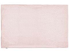 Beliani Potah na zátěžovou přikrývku 100 x 150 cm růžový CALLISTO