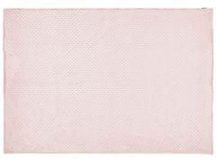 Beliani Potah na zátěžovou přikrývku 135 x 200 cm růžový CALLISTO