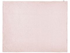 Beliani Potah na zátěžovou přikrývku 150 x 200 cm růžový CALLISTO