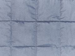 Beliani Zátěžová přikrývka 4 kg 100 x 150 cm modrá NEREID