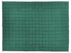 Beliani Zátěžová přikrývka 9 kg 150 x 200 cm smaragdově zelená NEREID