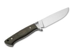 Böker Arbolito 02BA351M Hunter lovecký nůž 12 cm, zelená, Micarta, kožené pouzdro