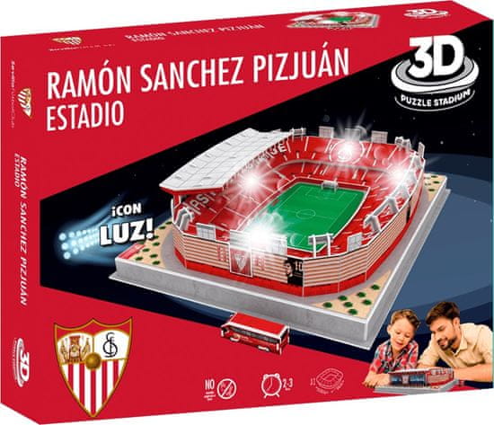 3D puzzle stadium Svítící 3D puzzle Stadion Ramón Sánchez-Pizjuán - FC Sevilla