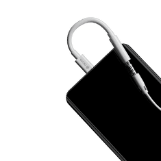 Devia adapter USB-C - Audio, bílá