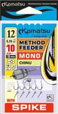 Kamatsu – Návazec METHOD FEEDER MONO CHINU 10BLNO/10cm/0,22mm SPIKE K-007 OP.5 SZT