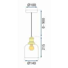 BPS-koupelny Závěsné svítidlo s APP1173 White