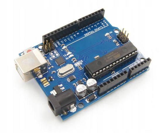 TopElektronik Vývojová deska UNO R3 ATmega328 AVR pro výuku C++ IoT GPIO