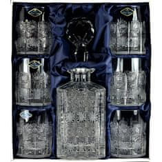 Royal Crystal Set Whisky 1+6, barva čirý křišťál, objem 800 ml + 320 ml