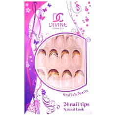 DIVINE cosmetics Umělé nehty č. 13 dekorované 24 ks