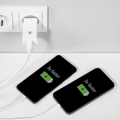 Hama síťová USB nabíječka GaN, USB-C + USB-A, Power Delivery 65 W