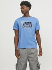 Jack&Jones Pánské triko JCOMAP Regular Fit 12252376 Pacific Coast (Velikost S)