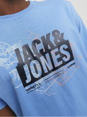 Jack&Jones Pánské triko JCOMAP Regular Fit 12252376 Pacific Coast (Velikost S)
