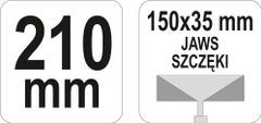 YATO Kleště tvarovací široké 210 mm