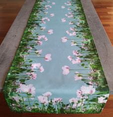 Decora Vzorovaný ubrus - běhoun na stůl POPPY II. 40x140 cm Mybesthome