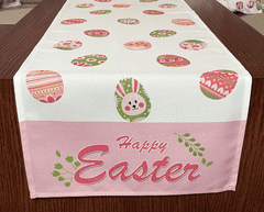 Decora Velikonoční ubrus - běhoun na stůl HAPPY EASTER 40x140 cm Mybesthome