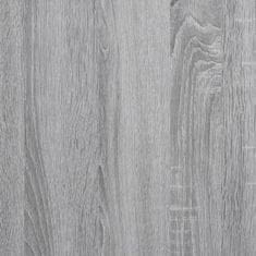 Vidaxl Botník šedý sonoma 80 x 42 x 69 cm kompozitní dřevo