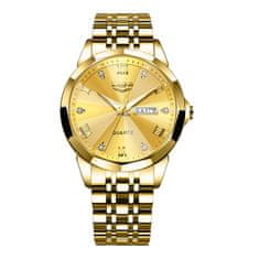 Lige Luxusní dámské hodinky 89109-2 se zdobenými křišťály + dárek ZDARMA!