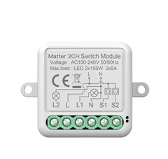 BOT Smart WiFi spínač Matter SB14 Tuya, třítlačítkový