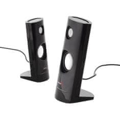 AUDIOCORE Počítačové reproduktory 8W USB Black AC860 43399