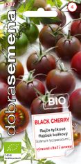 Dobrá semena BIO Rajče tyčkové - Black Cherry, třešňové 10s