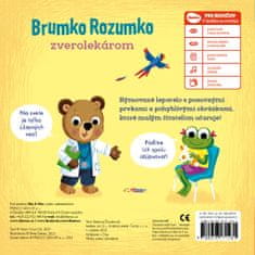 Grooters BRUMKO ROZUMKO ZVEROLEKÁROM – Obrázky s pohyblivými prvkami