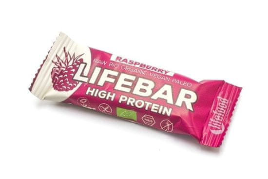 Lifefood Tyčinka Lifebar Protein Bio Raw malinová 47g