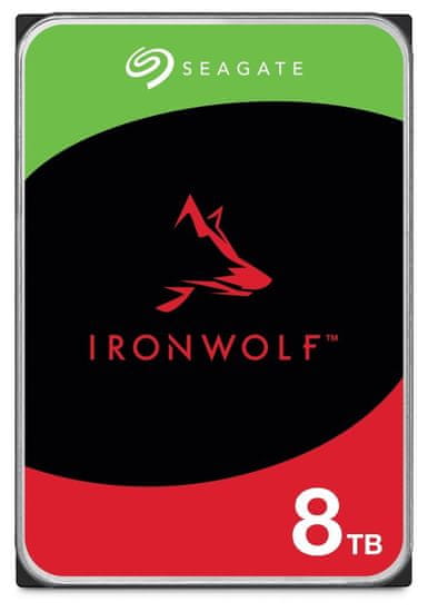 Seagate IronWolf 8TB HDD / ST8000VN002 / Interní 3,5" / 5400 rpm / SATA III / 256 MB