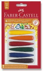 Faber-Castell Plastové pastelky 6ks