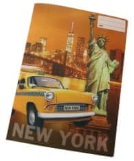 REAS-PACK Školní sešit 440 s 3D motivem NEW YORK