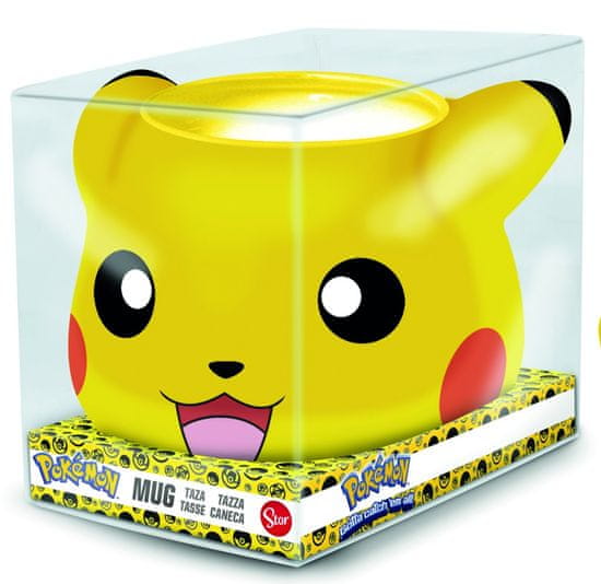 Stor Hrnek - Pokemon Pikachu 3D 385 ml