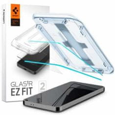 Spigen Celoplošné tvrzené sklo Samsung Galaxy S24 5G Clear Spigen GLAS.TR "EZ FIT" 2 KUSY