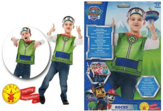 Rubie's Rubies kostým - Paw Patrol Partytime Costume - Rocky (3-6let)