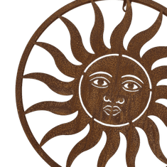 PRODEX Slunce kov hnědé velké 62 cm