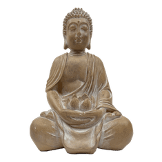 Buddha sedící menší 30 x 19 cm