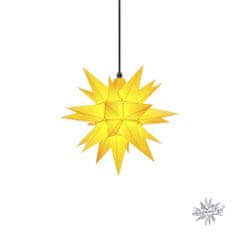 Decor By Glassor Herrnhuter plastová hvězda žlutá - 40 cm
